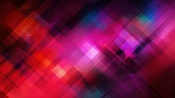 Abstract pattern repeating cubic polygonal colored background. AI generated. photo