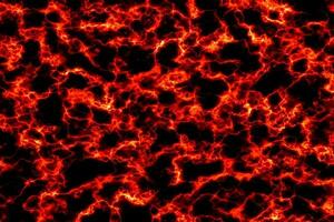 Fire bolt glow mineral line texture on the dark marble photo