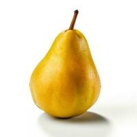 Fresh tasty pear isolated photo