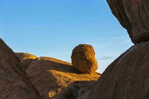 Round loose rcok at Spitzkoppe photo