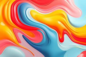 Trendy liquid style shapes abstract design, dynamic background for placards, brochures, posters, web landing pages, covers or banners photo