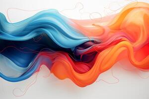Trendy liquid style shapes abstract design, dynamic background for placards, brochures, posters, web landing pages, covers or banners photo