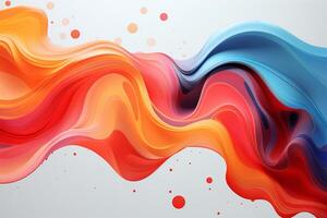 Trendy liquid style shapes abstract design, dynamic background for placards, brochures, posters, web landing pages, covers or banners photo