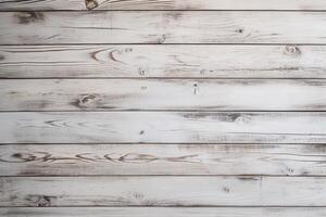 White wood plank texture background AI Generated photo