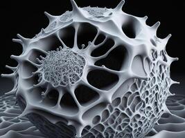 Intricate Molecular Structures Revealed Electron Microscopy's Exploration of the Microscopic World, photo