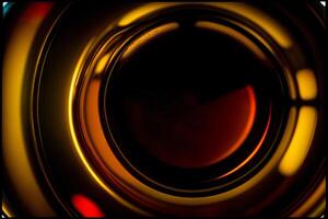 A Close Up Shot Of A Camera Lens. photo