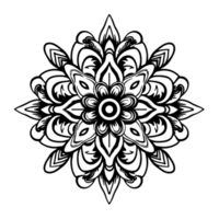 Vector mandala design, illustration mandala, coloring pages vector, Laser Cut Files, Generative Ai png