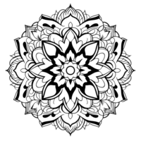 Vector mandala design, illustration mandala, coloring pages vector, Laser Cut Files, Generative Ai png