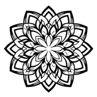 Vector mandala design, illustration mandala, coloring pages vector, Laser Cut Files, Generative Ai png