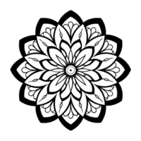 Vector mandala design, illustration mandala, coloring pages vector, Laser Cut Files, Generative Ai png