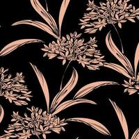 floral abstract pattern suitable for textile and printing needs vector