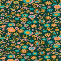 Hawaian and floral beach abstract pattern suitable for textile and printing needs vector