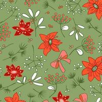 floral abstract pattern suitable for textile and printing needs vector