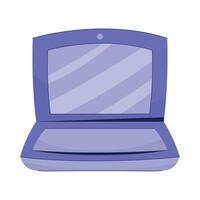 laptop computer portable device tech vector
