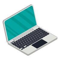 laptop computer portable vector