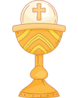 chalice with communion sacred icon png