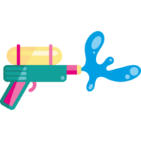 Songkran agua pistola juguete icono png