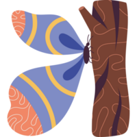 beauty butterfly in trunk icon png