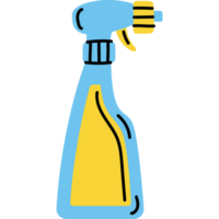 rociar botella limpieza producto icono png