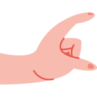 white hand human gesturing icon png