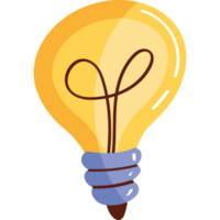 bulb light energy power icon png