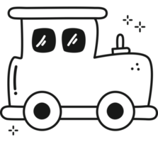 hand drawn train  png