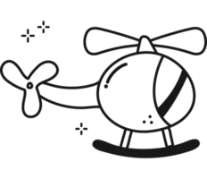 hand drawn helicopter  png