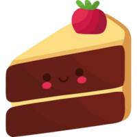 Cute  illustration of a delicious dessert  png