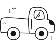hand drawn truck  png