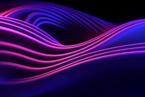 abstract futuristic background with glowing neon moving high wave lines wallpaper, photo