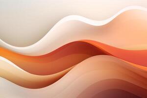 background vibrant brown design brown gradient wave futuristic element shape flow abstract. photo