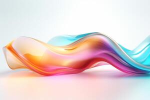 abstract rainbow glasses wave background. Data transfer concept Fantastic wallpaper, photo