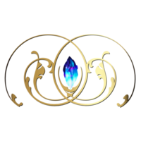 golden luxury ornament png