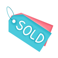 sold tag shop png