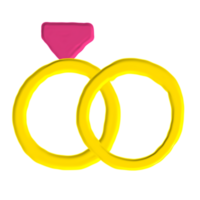 loving heart element png