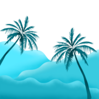 magnifique paysage illustration png