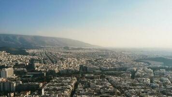 Atenas ciudad panorama horizonte aéreo ver urbano paisaje foto