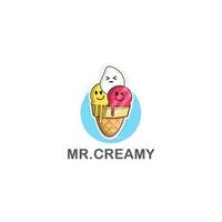 mr. creamy sweet vector