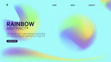 Background gradient blue abstract landing page design. Vector illustration. Future and trendy style.