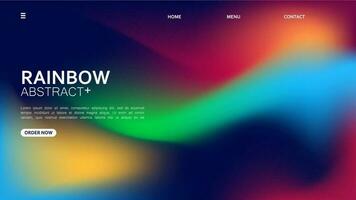 Background fluid gradient abstract landing page design. vector illustration. simple and futuristic style.