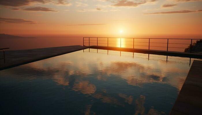 Pool Silhouette Stock Photos, Images and Backgrounds for Free Download