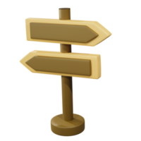 direction board 3d icon png