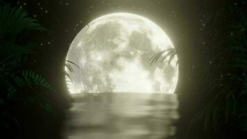 fantaisie lune nuit Contexte video