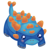 Cute Ankylosaurus Dinosaur png