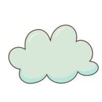 carino piccolo nube png