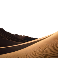 serenità di il deserto dune generativo con ai png