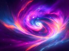 Fusion Abstract Galaxy Universe in Surreal Cosmic Background, photo