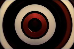 A Close Up Of A Red And White Object. photo