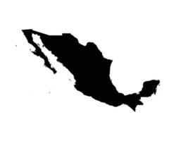 mexico país mapa vector