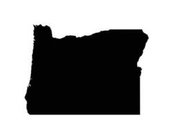 Oregon OR USA Map vector